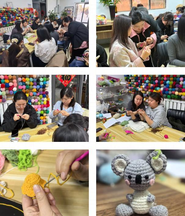 托县青年夜校钩针课程顺利开课